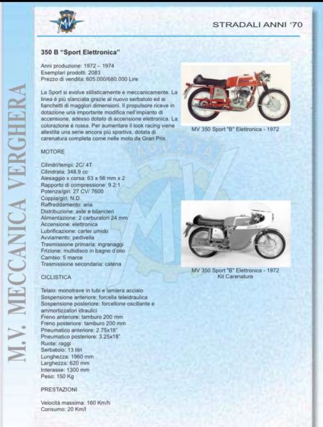 MV Agusta 350 Sport 1974 136428