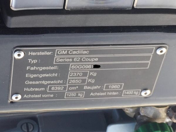 Cadillac Series 62 1960 137161