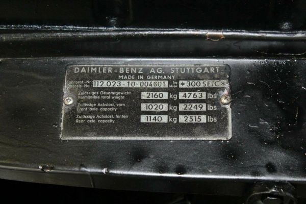 Mercedes-Benz 300 SE 1964 100770