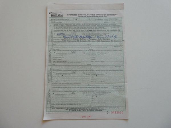 Mercedes-Benz 560 SL 1986 58012