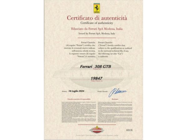 Ferrari 308 GTB 1976 122802