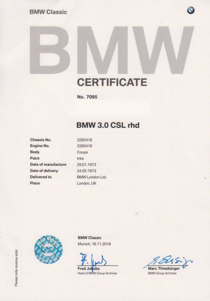 BMW 3.0 CSL 1973 36098