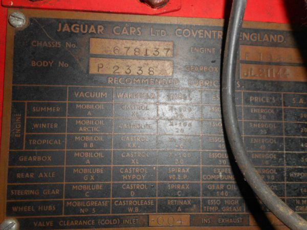 Jaguar XK 120 DHC 1954 53183