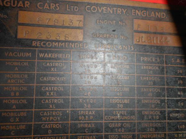 Jaguar XK 120 DHC 1954 53184