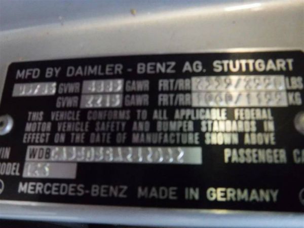 Mercedes-Benz 420 SEL 1986 53812