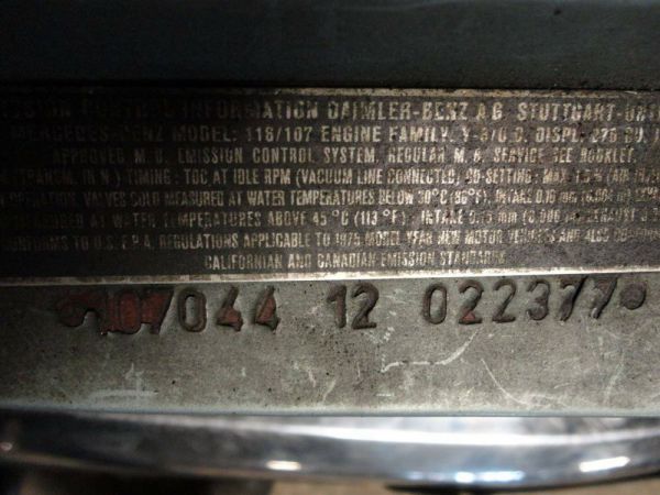 Mercedes-Benz 450 SL 1975 54044