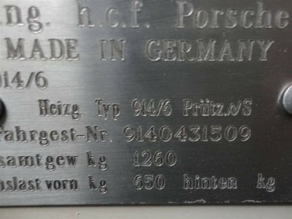 Porsche 914/6 1970 54806