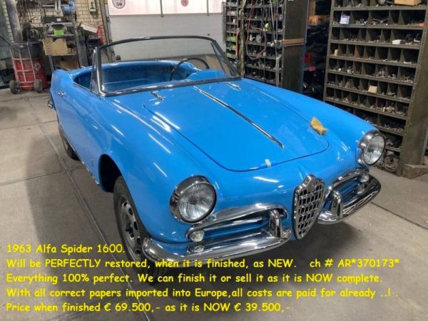 Alfa Romeo Giulia 1600 Spider 1963 125876
