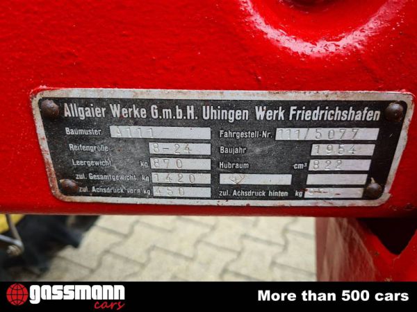 ALTRO Allgaier - A111 1954 22965