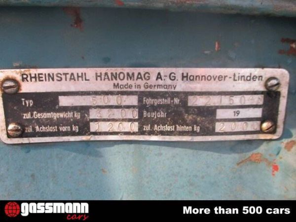 OTHER Hanomag - Granit 500 1963 23529