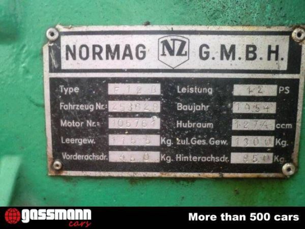 ANDERE Normag-Zorge - Kornett I 1954 23616