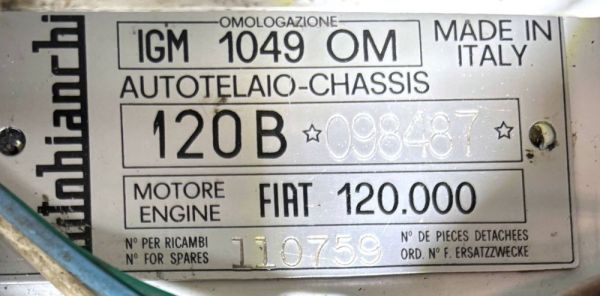 Autobianchi Bianchina Panoramica 1966 119543