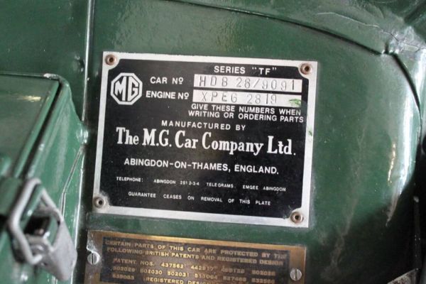 MG TF 1500 1955 130600