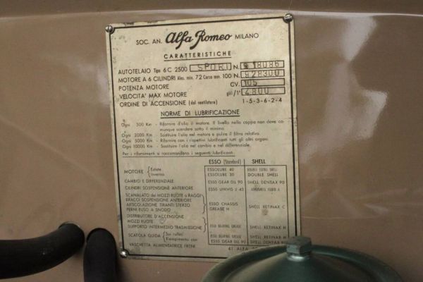 Alfa Romeo 6C 2500 Super Sport 1951 131476