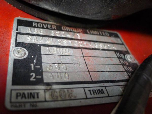 Mini 1000 1991 80172