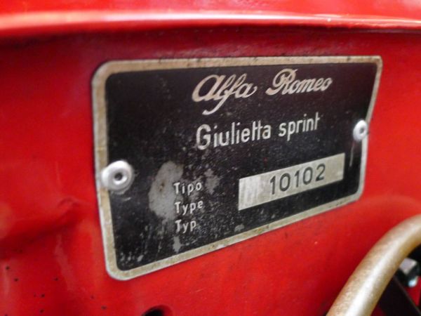 Alfa Romeo Giulietta Sprint 1962 131578