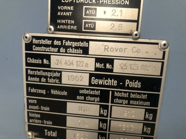 Land Rover 88 1962 122495