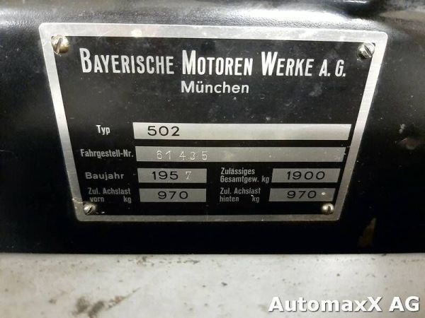 BMW 502 1957 131301