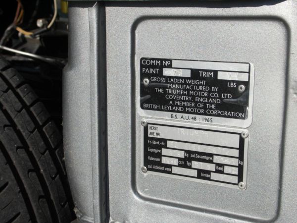 Triumph GT 6 Mk III 1972 117935