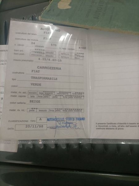 Fiat 500 B Topolino 1948 76106