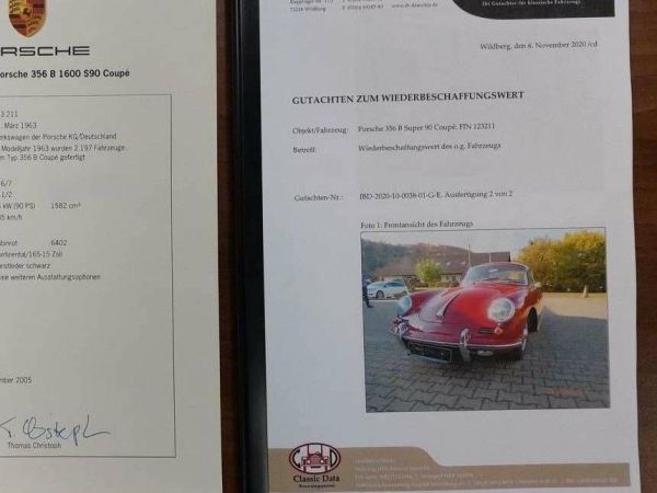 Porsche 356 B 1600 Super 90 1963 127602