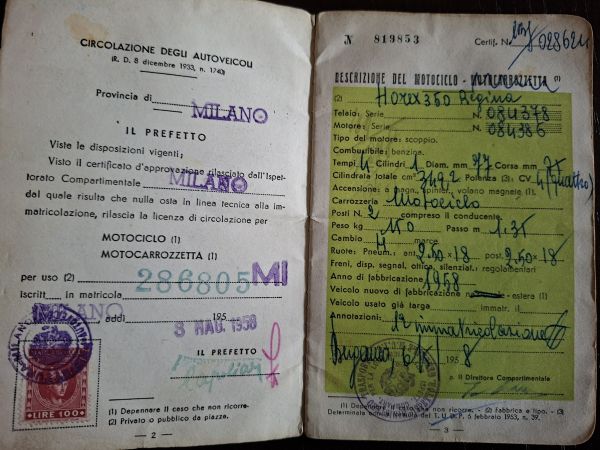 Horex Regina 350 1958 136309